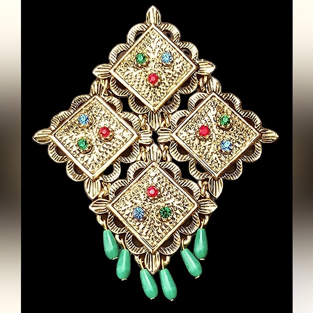 Vintage Sarah Coventry "Temple of Lights" Brooch